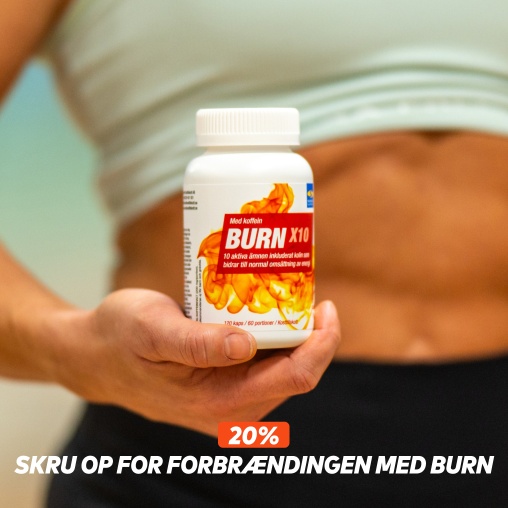 BURN 20 %